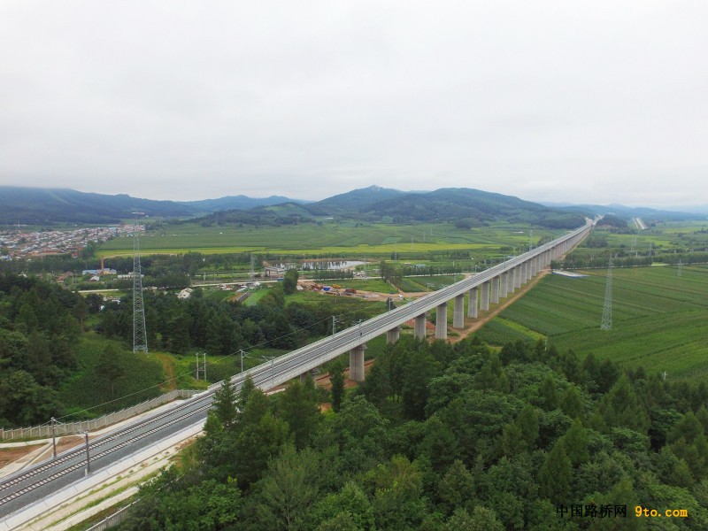 圖4、烏珠河1號(hào)特大橋